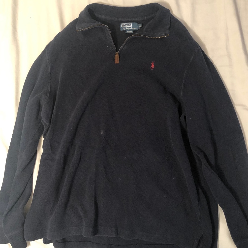 Polo Ralph Lauren Men's Half-Zip Cotton Sweater